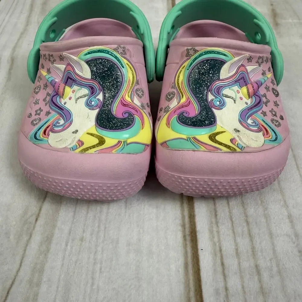 crocs fun lab unicorn clog 4C‎